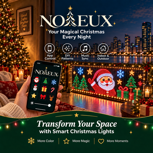 Noleux - Smart Animated LED Curtain Lights