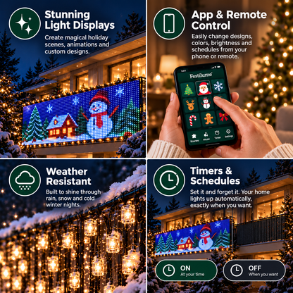 Noleux - Smart Animated LED Curtain Lights